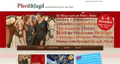Desktop Screenshot of pferd-und-jagd-messe.de